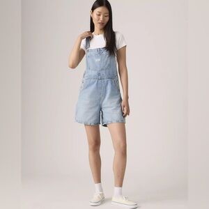 Levis Womens Denim Shortalls XS